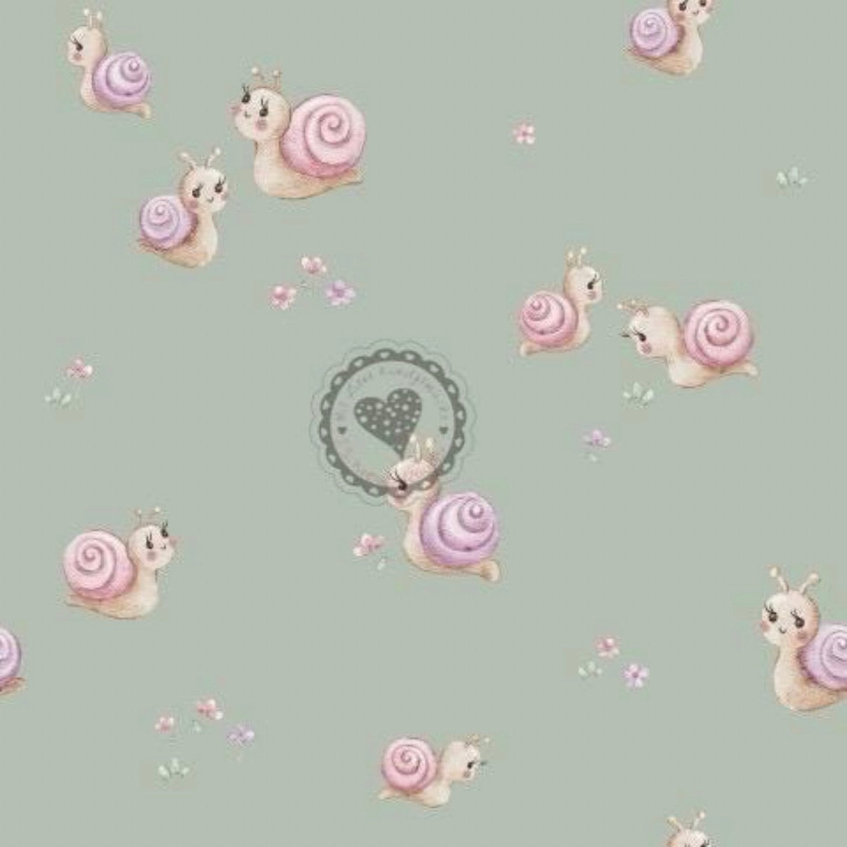 Schnecke-rosa/mint/lila/weiß