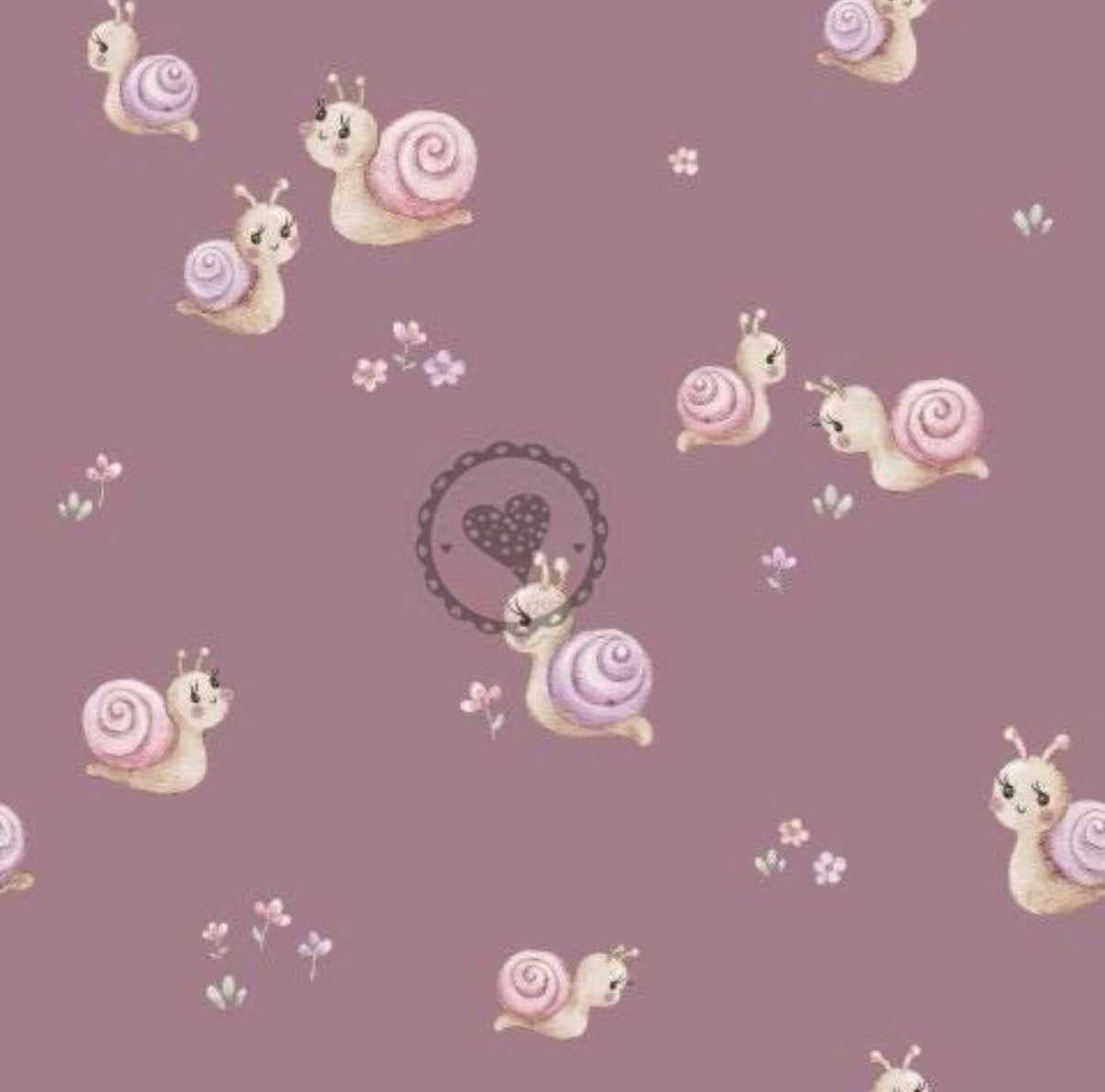 Schnecke-rosa/mint/lila/weiß
