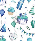 Geburtstagsparty-rosa /blau