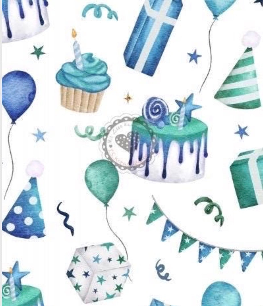 Geburtstagsparty-rosa /blau