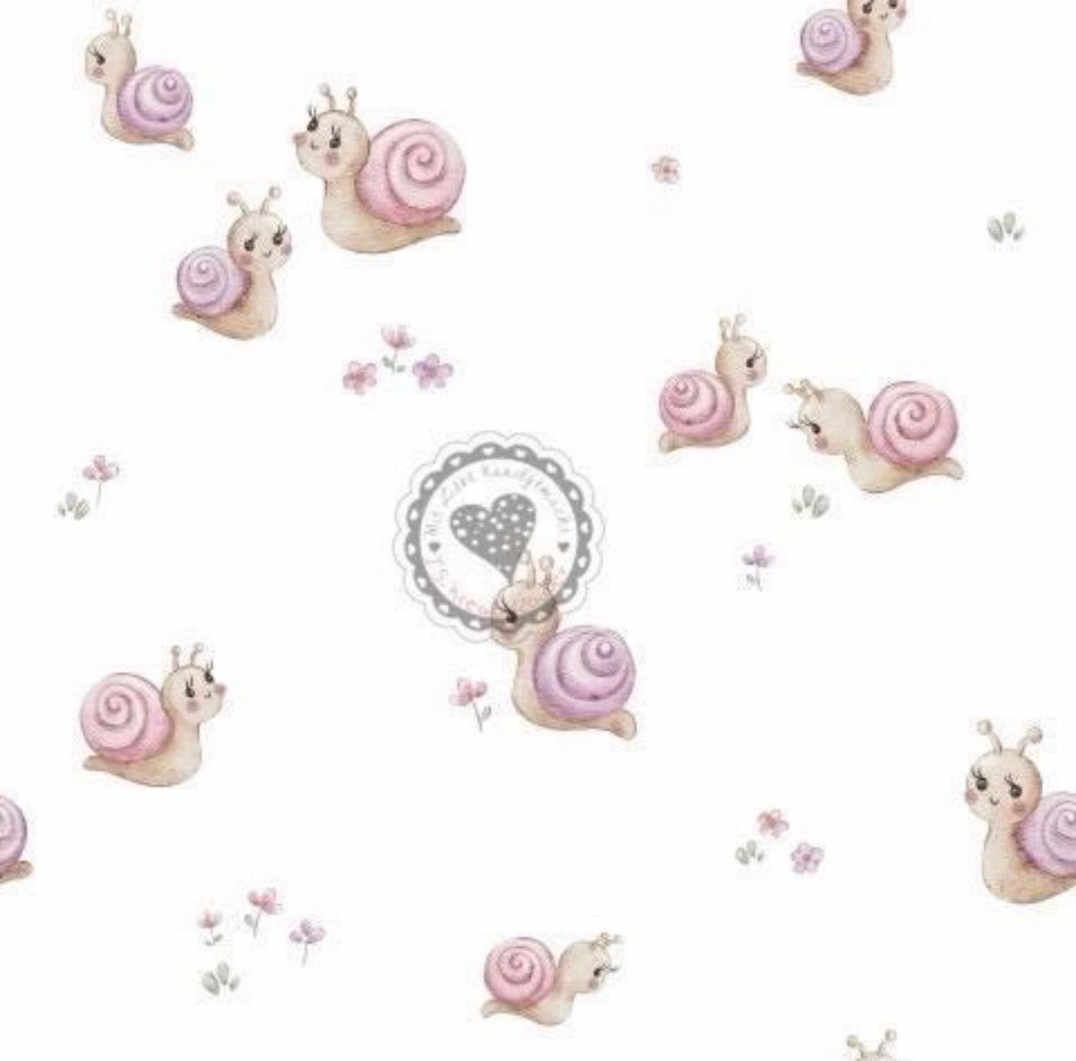 Schnecke-rosa/mint/lila/weiß