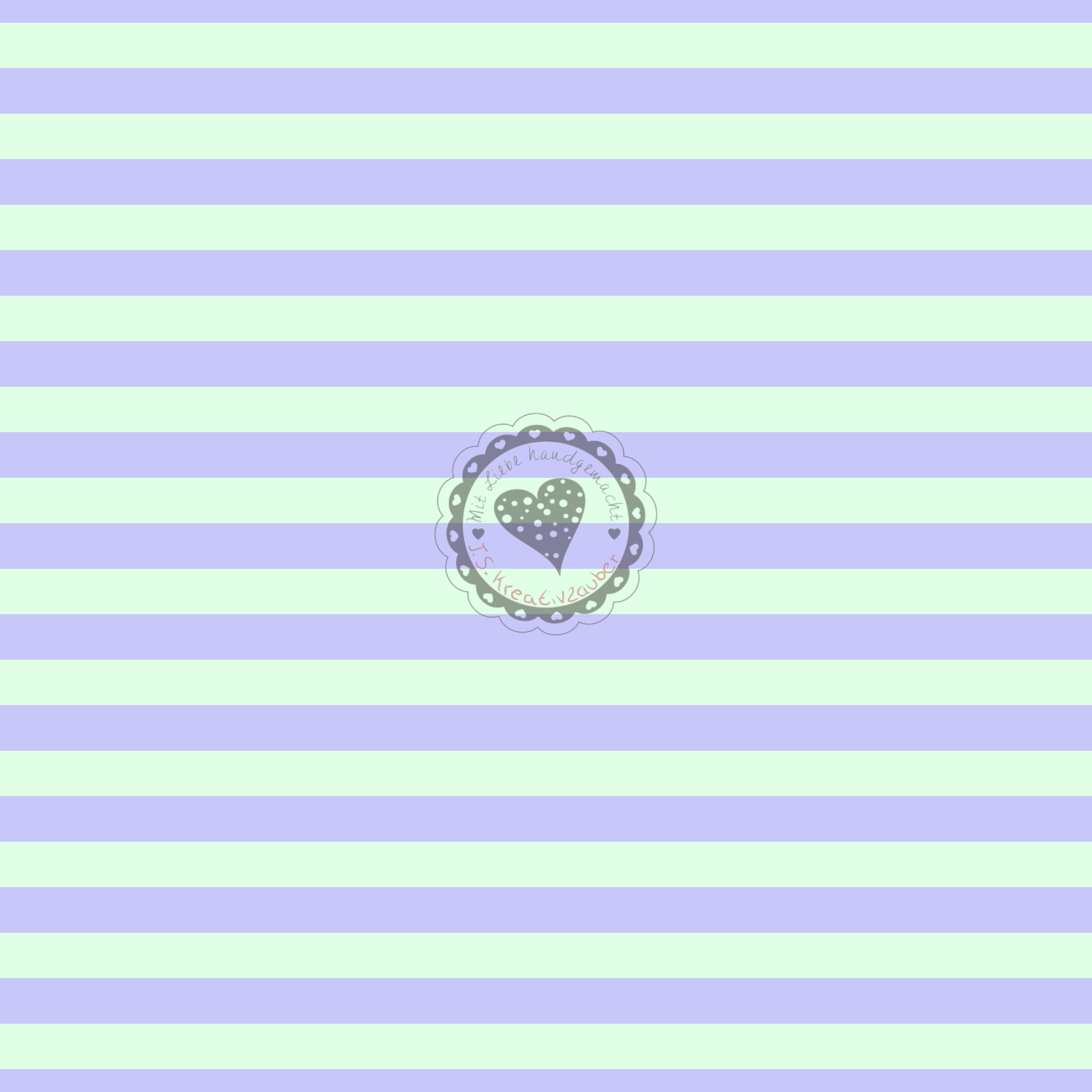 Streifen lila mint