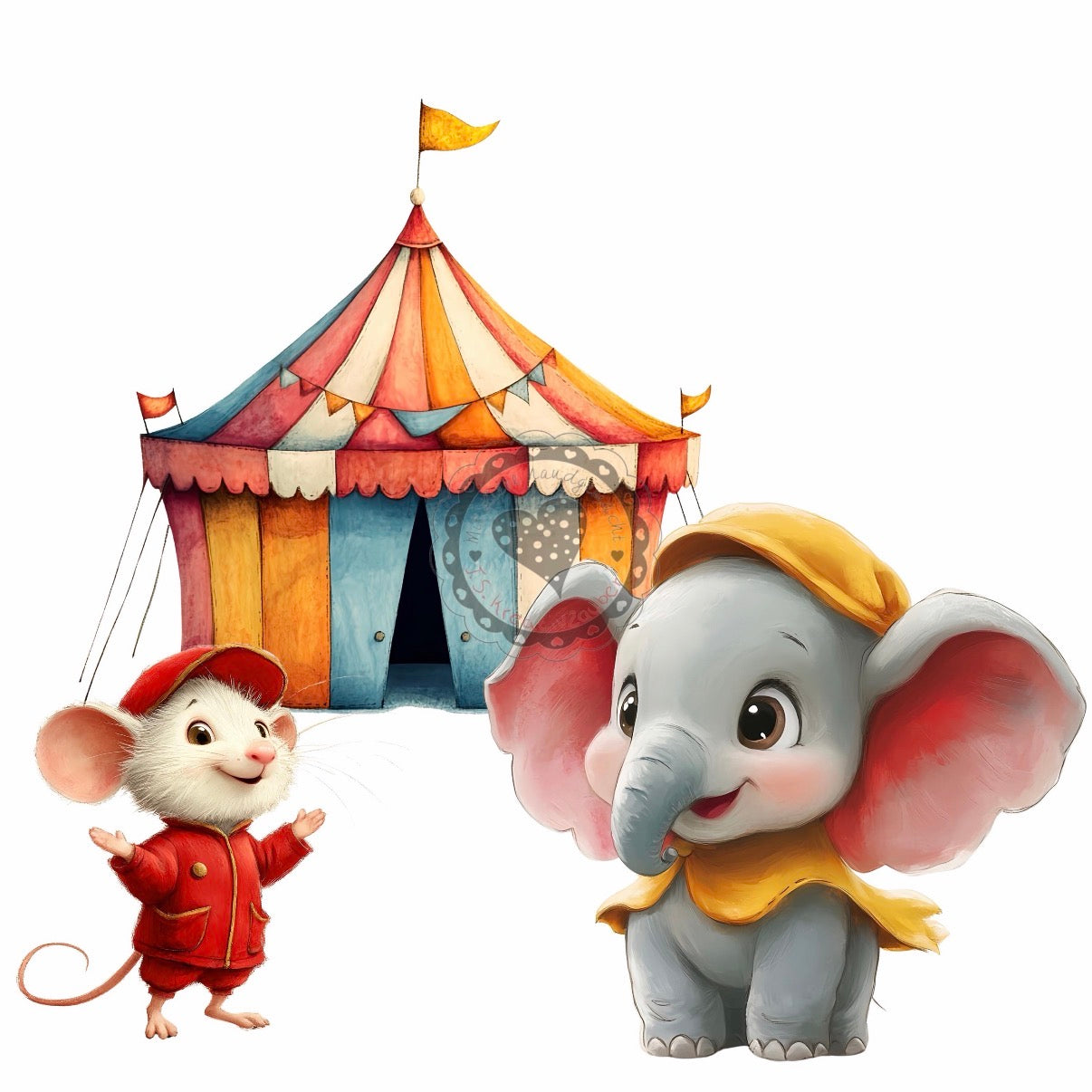 Baby-Elefant-Zirkus