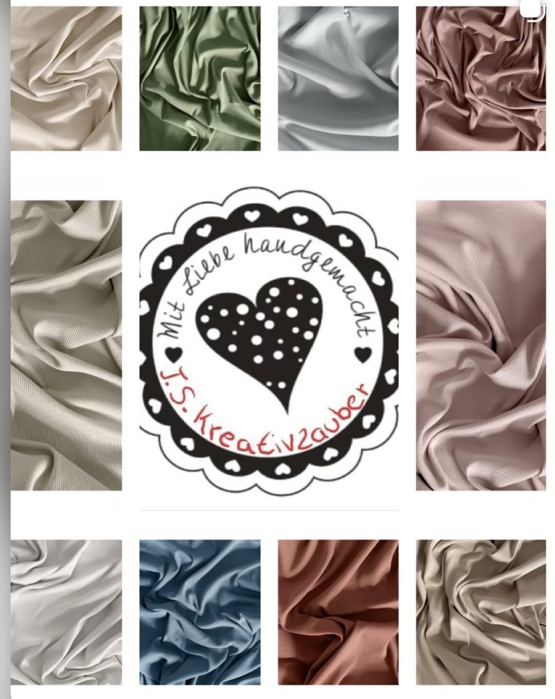Rib Jersey 10 verschiedene Farben