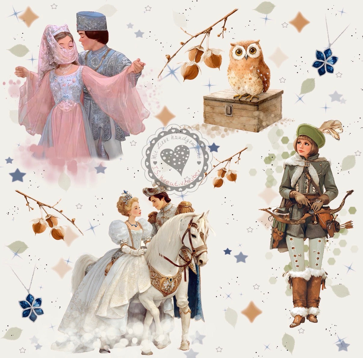 Wintertraum-Haselnuss-Prinzessin
