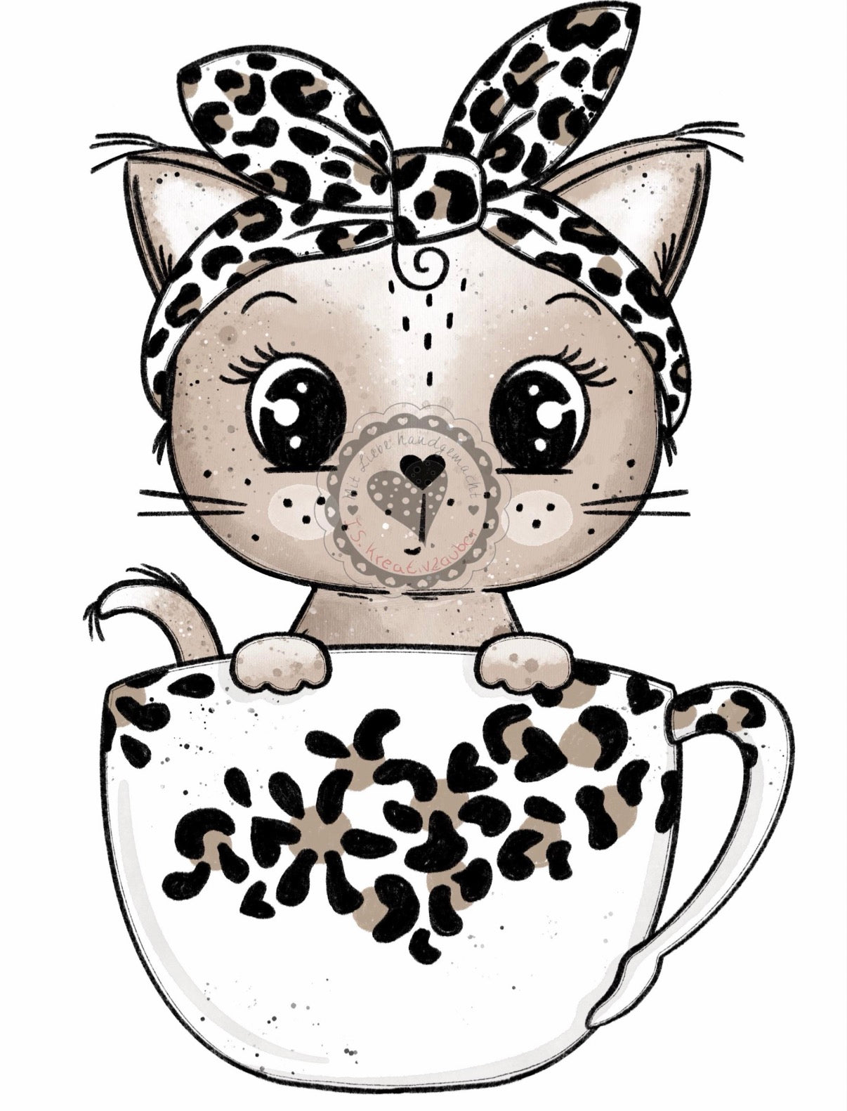Katze-Leo-Beige