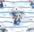 Elefant/Anker/Maritim gestreift