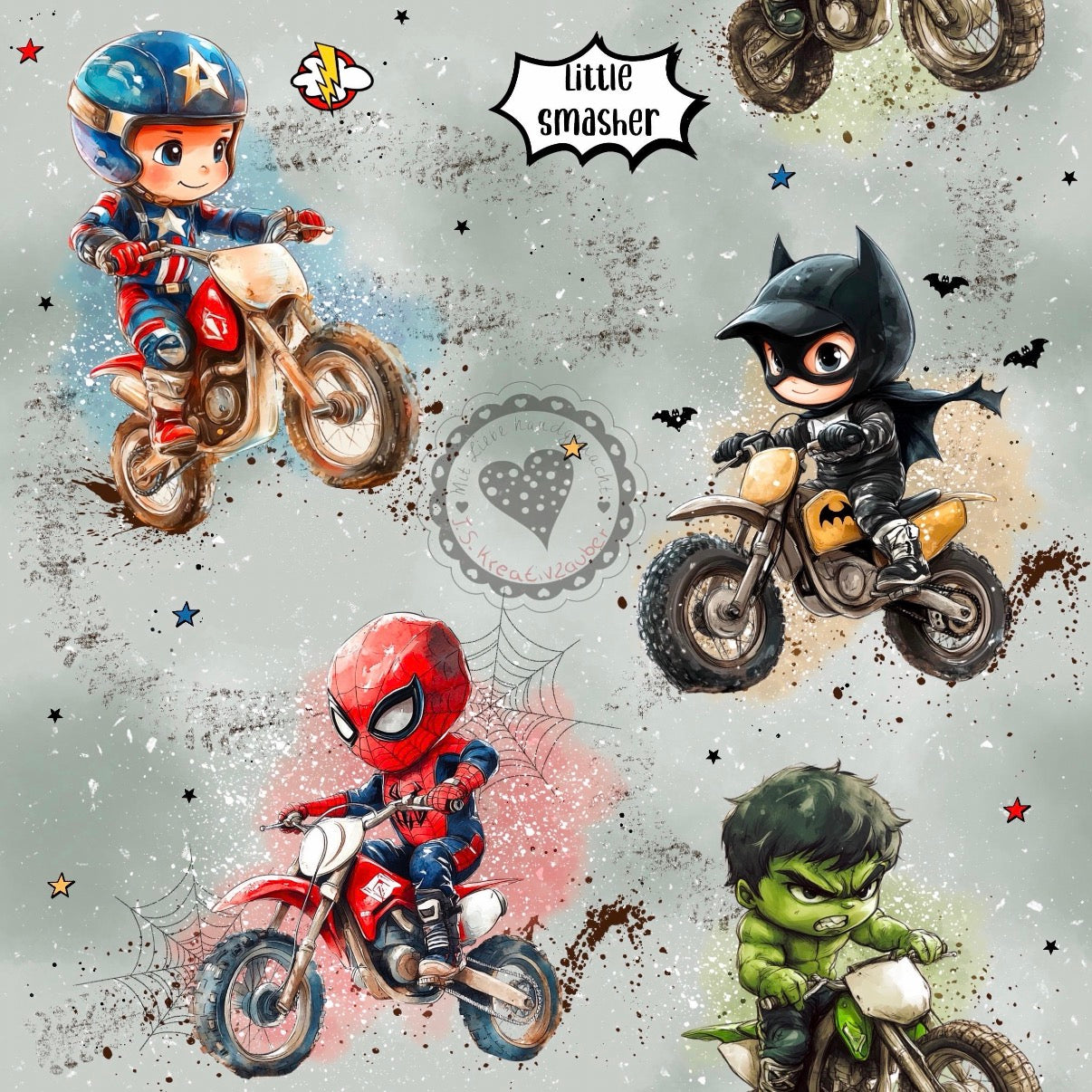 Little smasher-Motorrad-coole Jungs