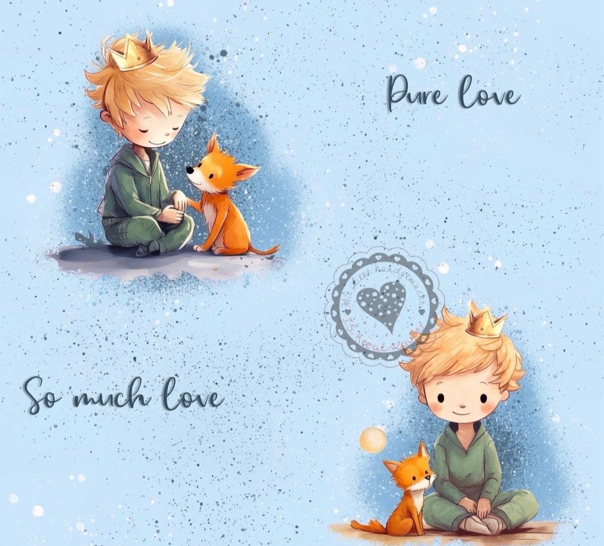 Prinz/keiner Junge/ Fuchs blau