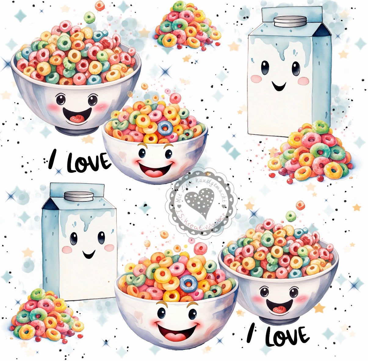 Sweet Cornflakes-I love milk- bunt