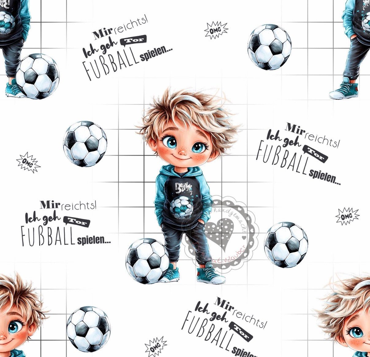 Junge/Fußball Fußballer cool