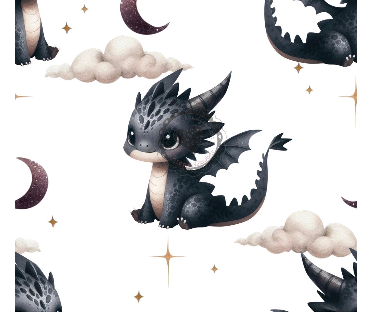 Drache schwarz