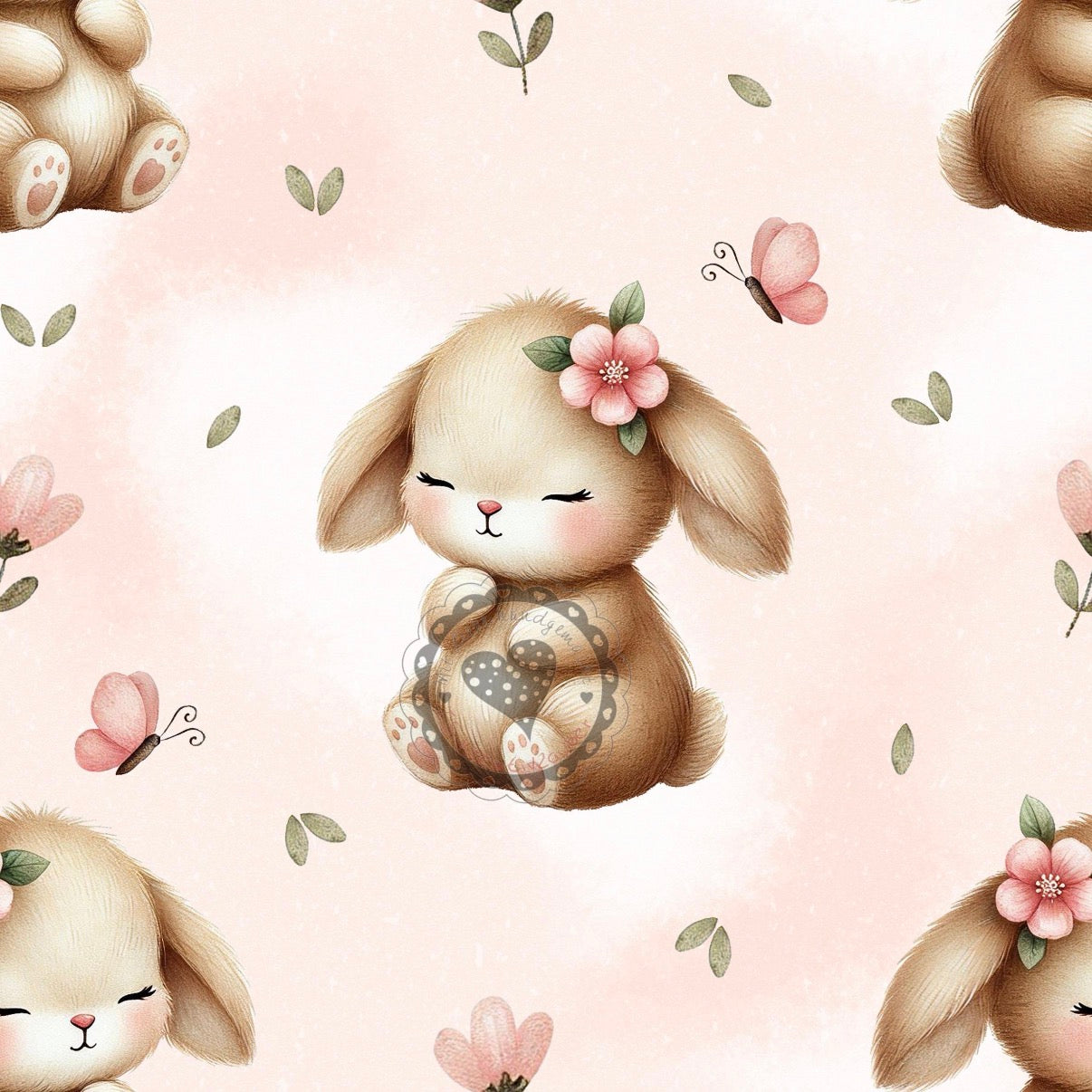 Kleiner Flower-Hase