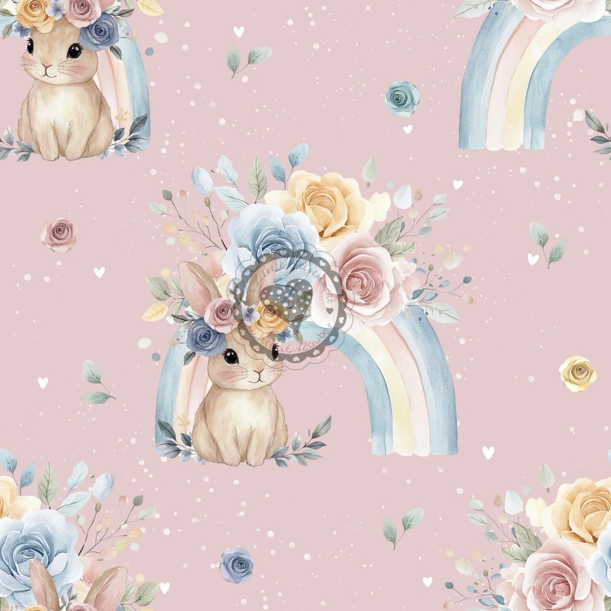 Regenbogen Hase