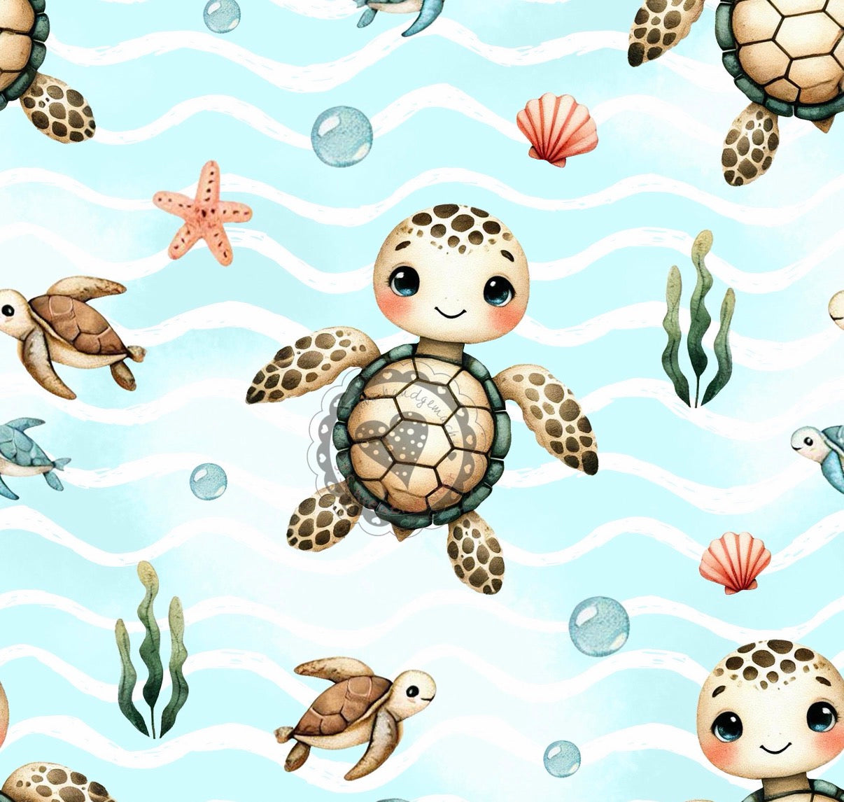 Schildkröte/Unterwasserwelt/Seestern/Muscheln