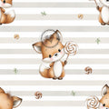 Kleiner Fuchs mit Lolly Streifen