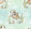 Schildkröte/ Unterwasserwelt grün