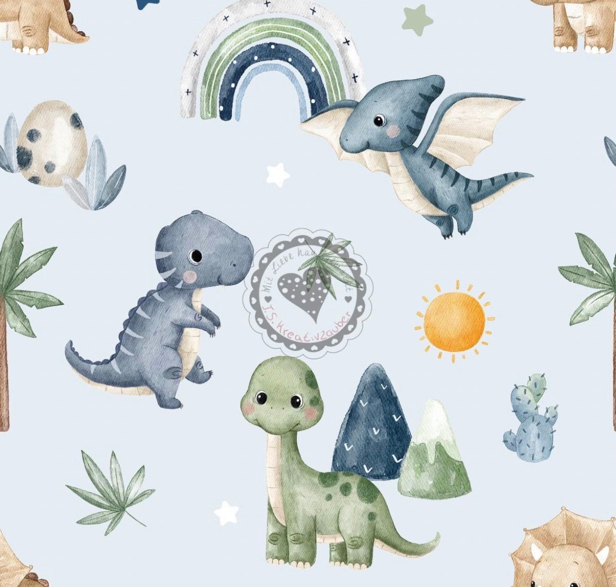 Dino-Baby blau