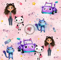 Dollhouse-rosa-Auto