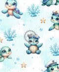 Schildkröte-Blau-Unterwasser-maritim