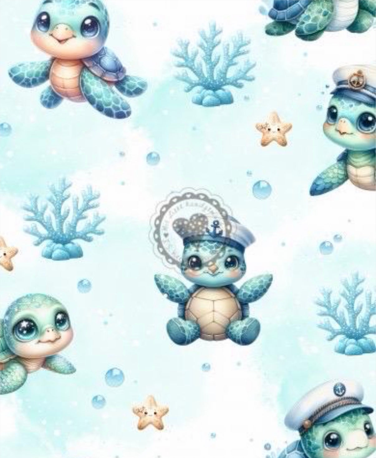 Schildkröte-Blau-Unterwasser-maritim