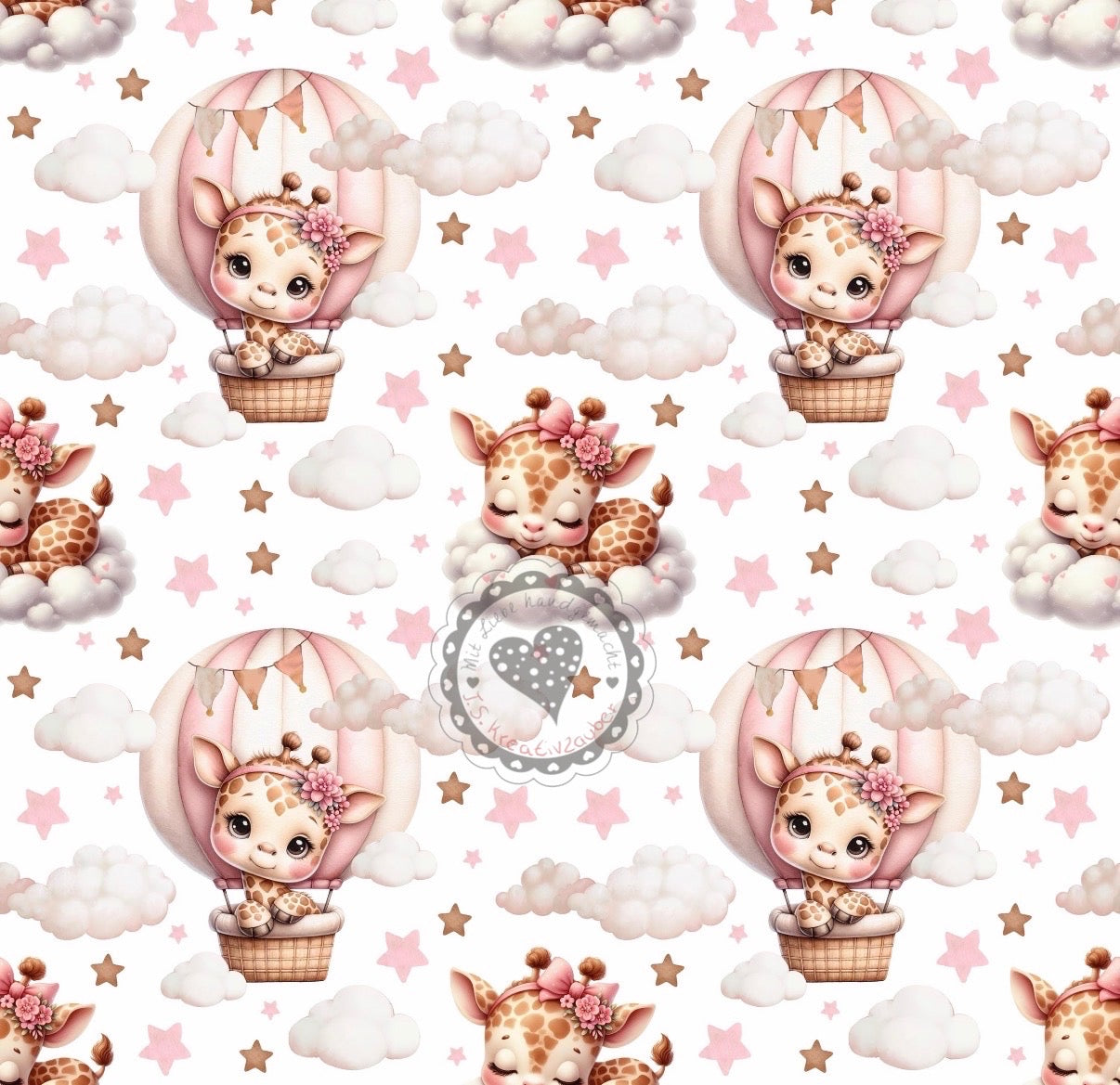 Baby-Giraffe-Weiß-beige-grau