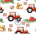 Traktor rot/ Bauernhof-Farm
