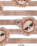Boho Löwe -Sommer-Braun gestreift
