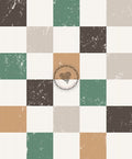 Kariert grün/grau/beige/schwarz/