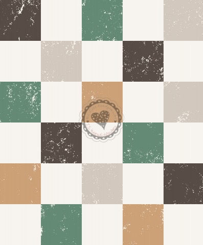 Kariert grün/grau/beige/schwarz/