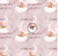 Reh rosa ich liebe dich bis zum Mond und wieder zurück Baby