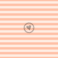 Streifen Pastell orange