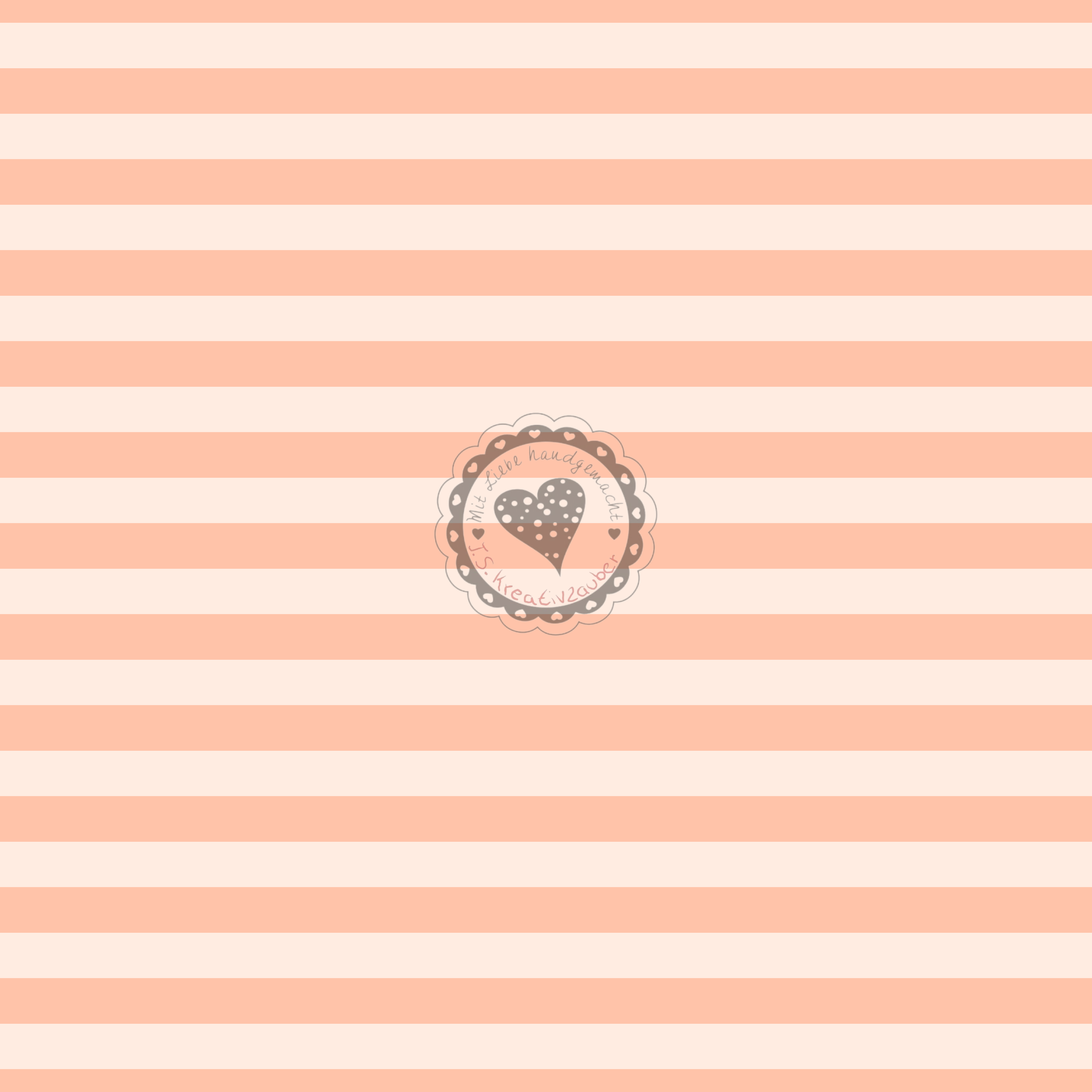 Streifen Pastell orange