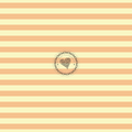 Streifen Pastell gelb orange