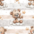 Bärchen/wolke/baby/Stern streiten weiß grau beige