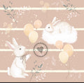 Hase mit Ballon Beige